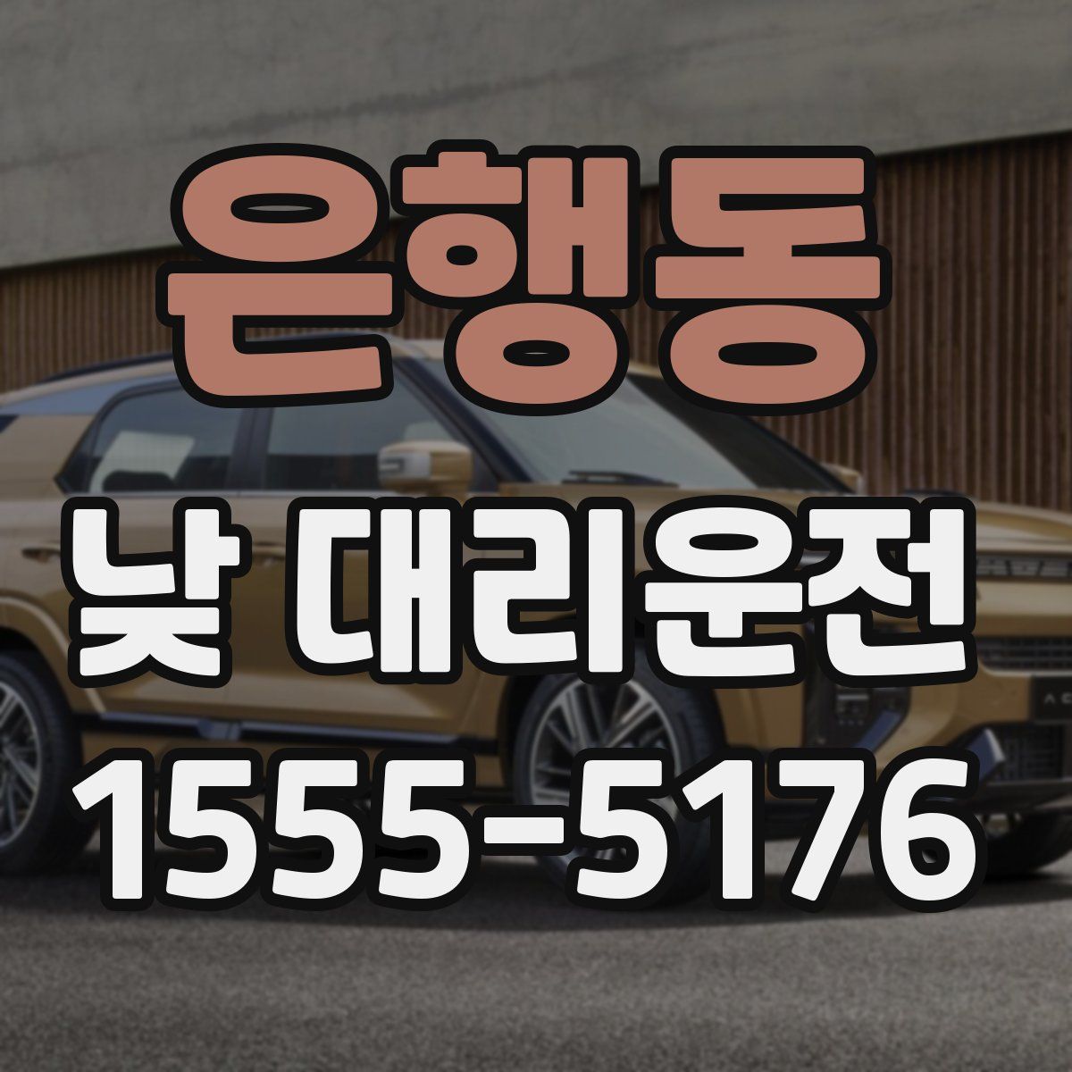 은행동 낮 대리운전