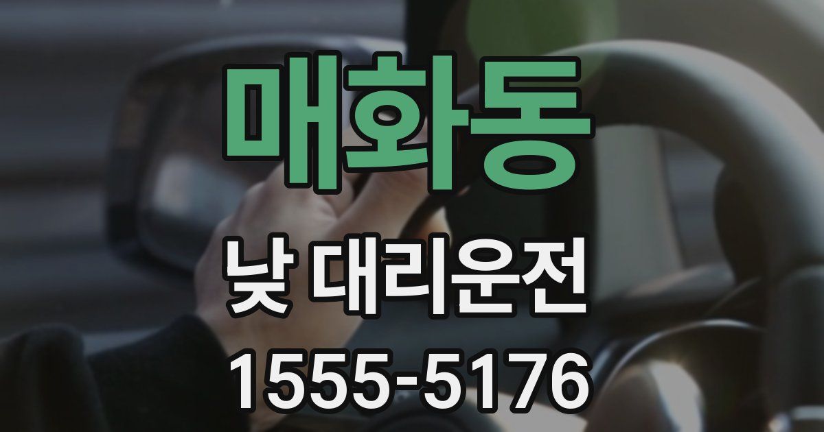 매화동 낮 대리운전