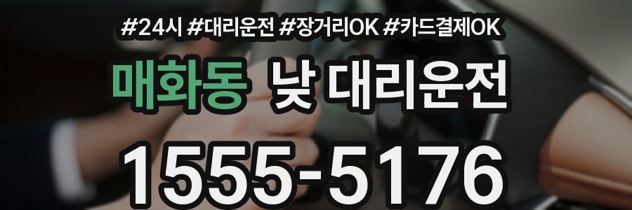 매화동 낮 대리운전