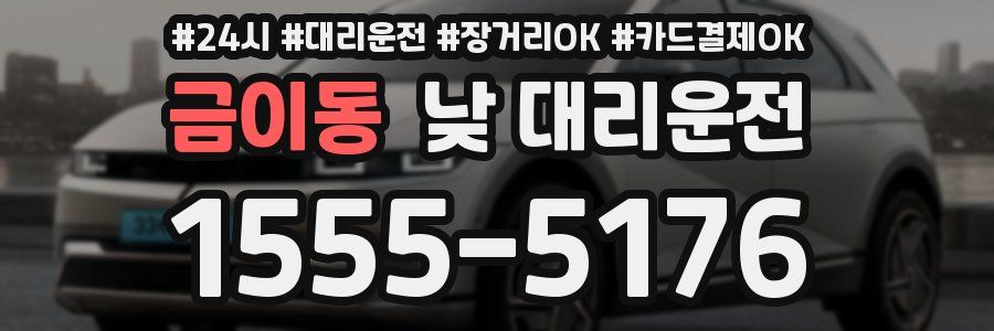 금이동 낮 대리운전