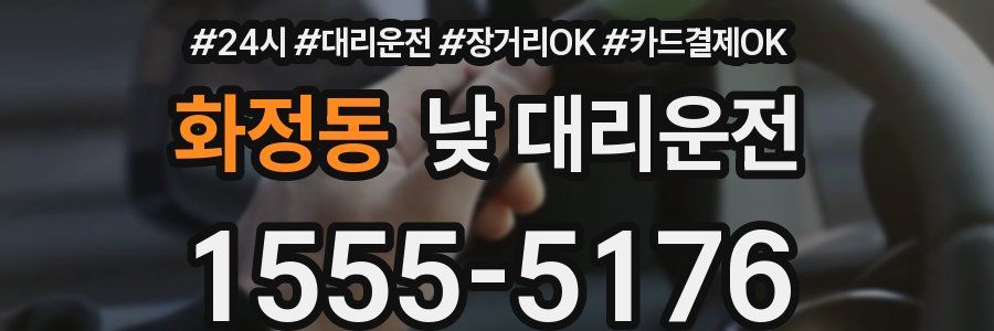 화정동 낮 대리운전