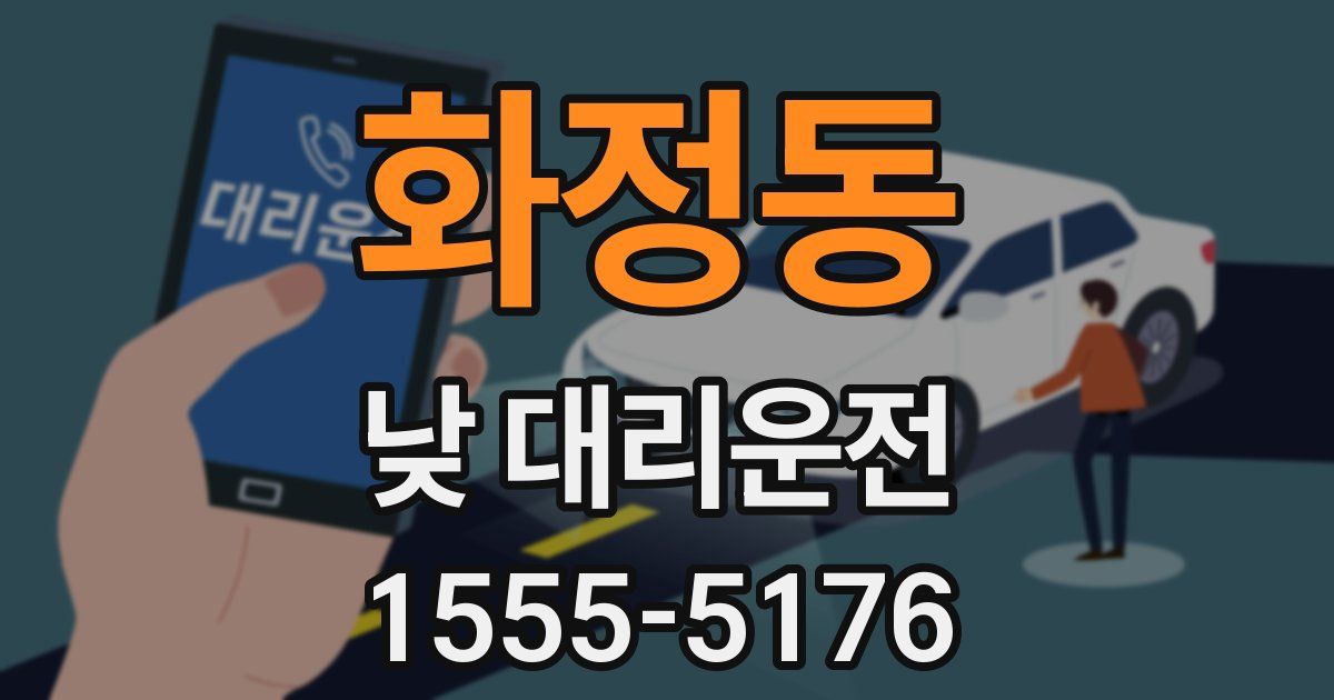 화정동 낮 대리운전
