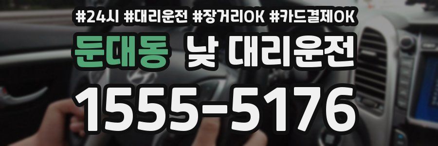 둔대동 낮 대리운전