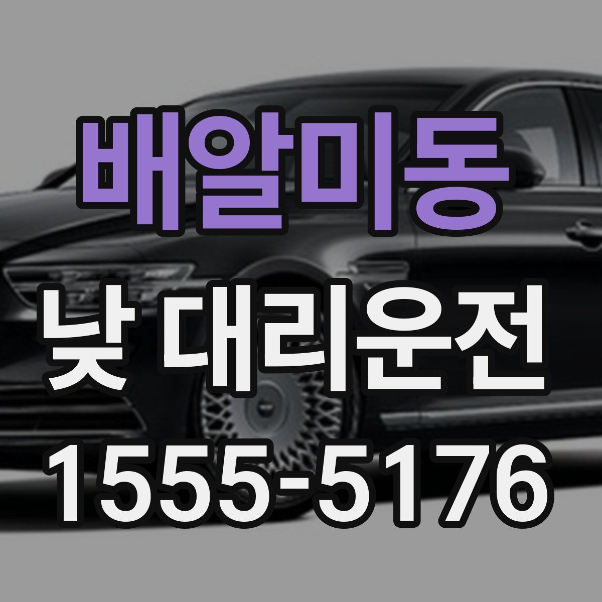 배알미동 낮 대리운전