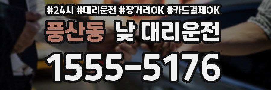 풍산동 낮 대리운전