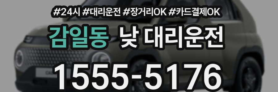 감일동 낮 대리운전