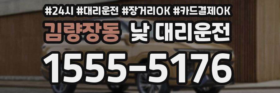 김량장동 낮 대리운전