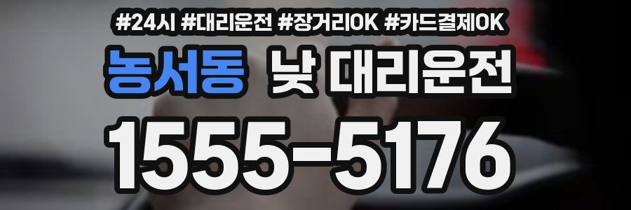 농서동 낮 대리운전