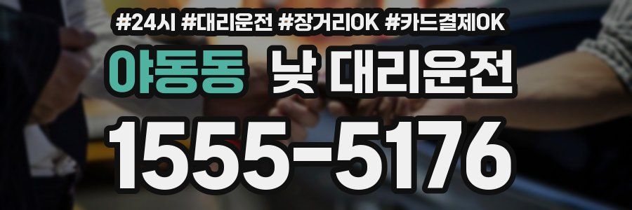 야동동 낮 대리운전