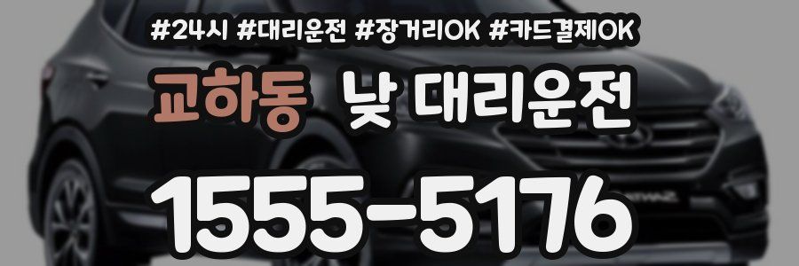 교하동 낮 대리운전