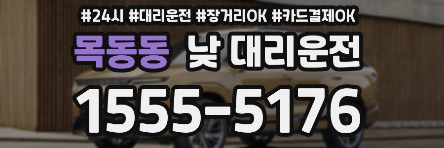 목동동 낮 대리운전