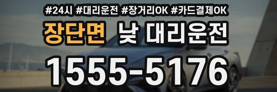 장단면 낮 대리운전
