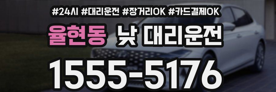 율현동 낮 대리운전