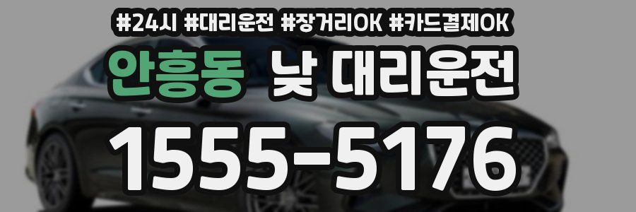안흥동 낮 대리운전