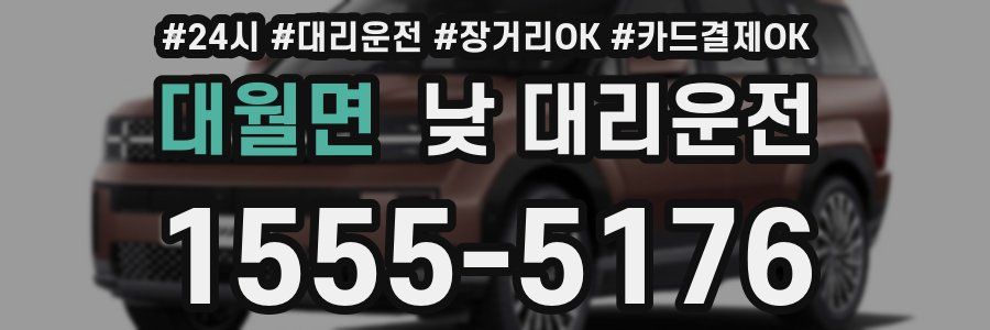 대월면 낮 대리운전