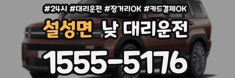 설성면 낮 대리운전