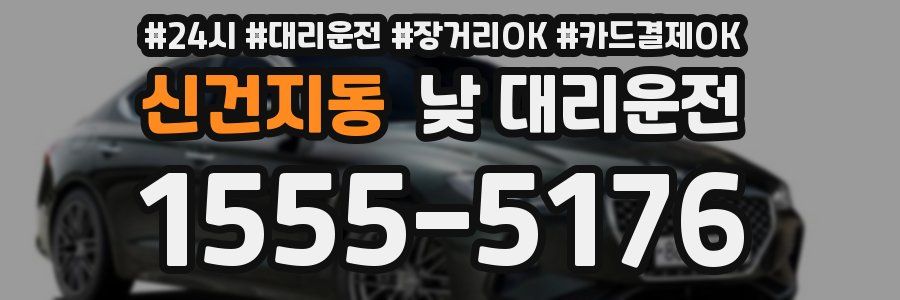 신건지동 낮 대리운전