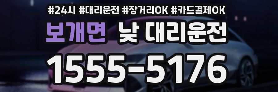 보개면 낮 대리운전
