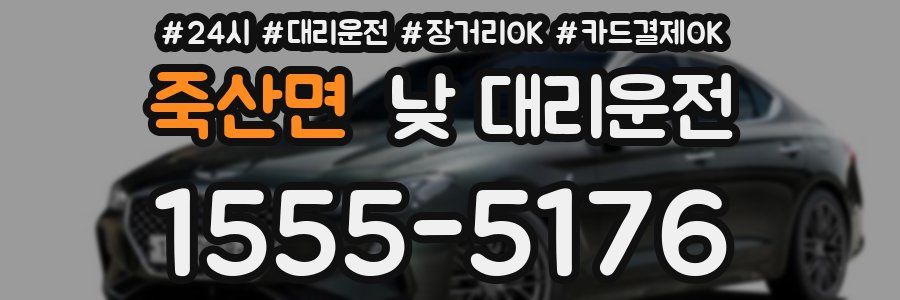 죽산면 낮 대리운전