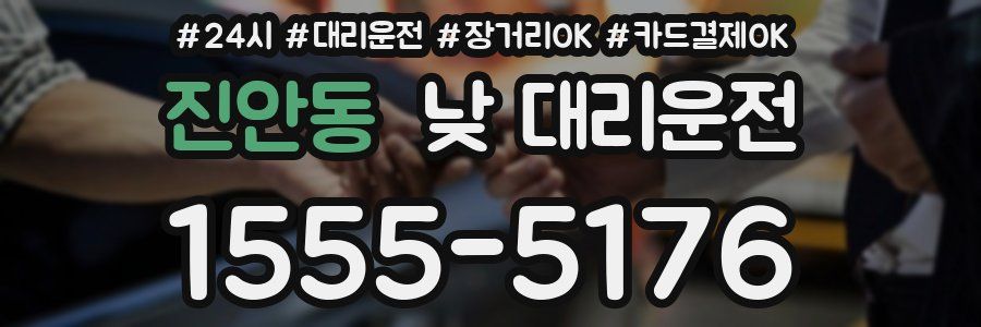 진안동 낮 대리운전
