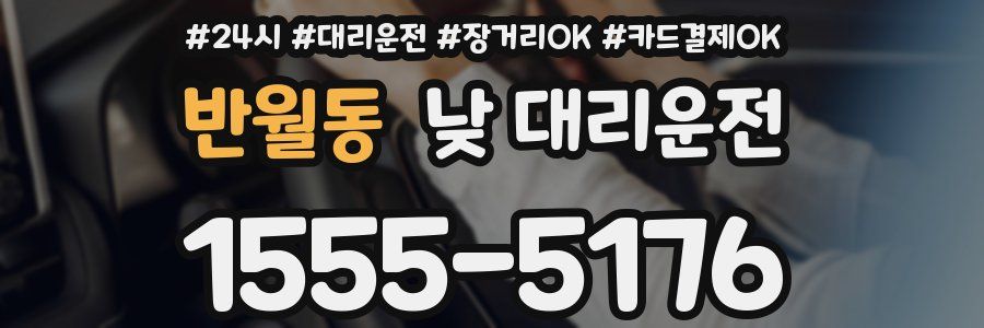 반월동 낮 대리운전