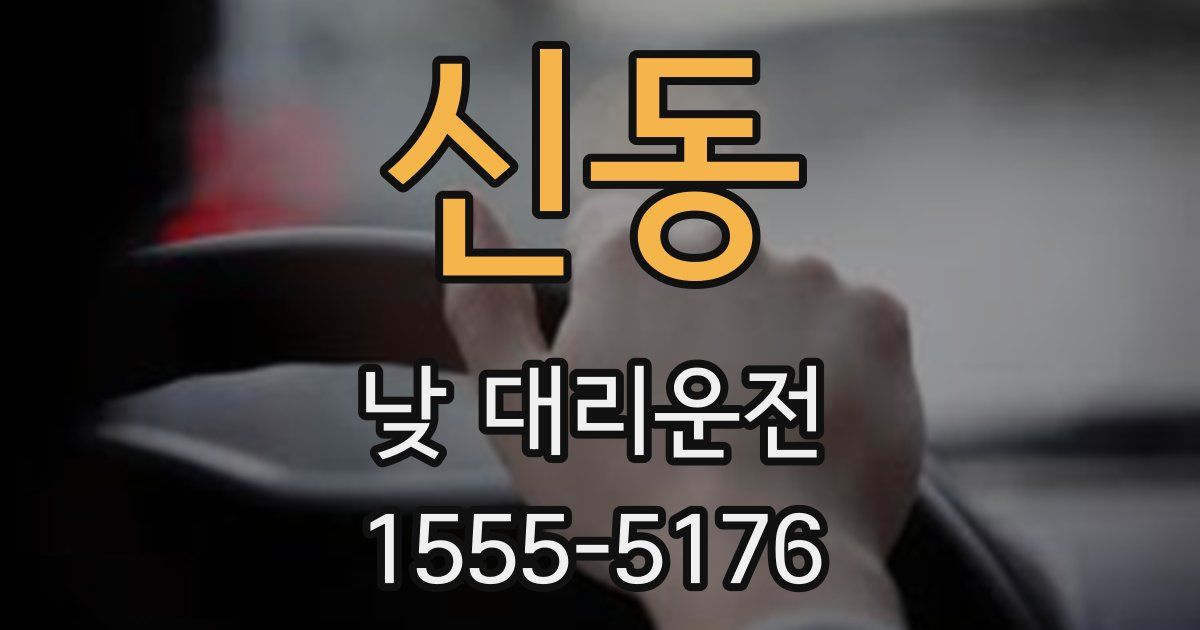 신동 낮 대리운전