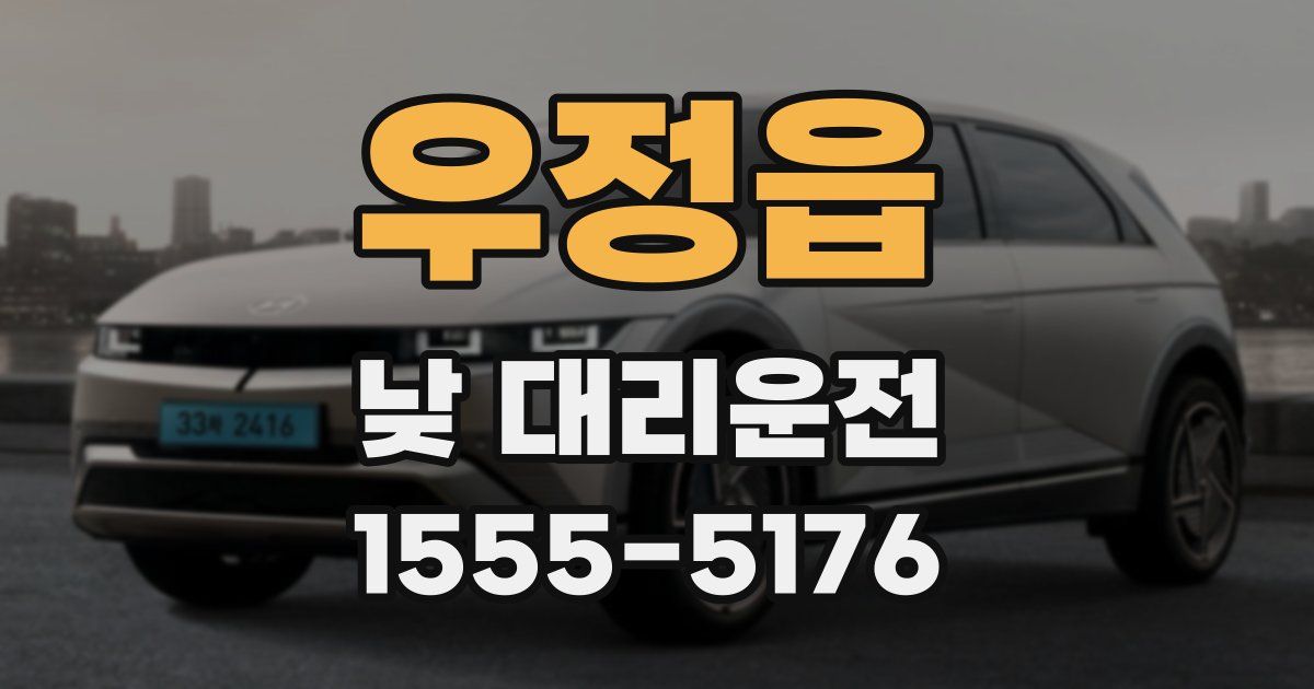 우정읍 낮 대리운전