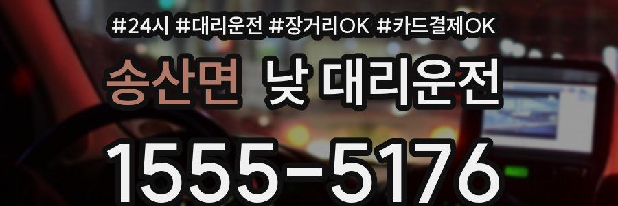 송산면 낮 대리운전
