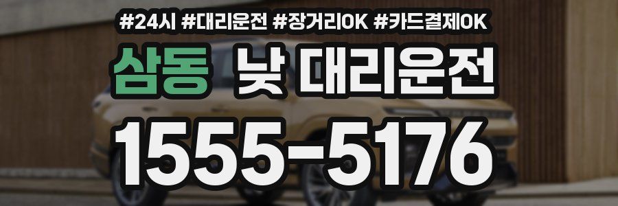 삼동 낮 대리운전