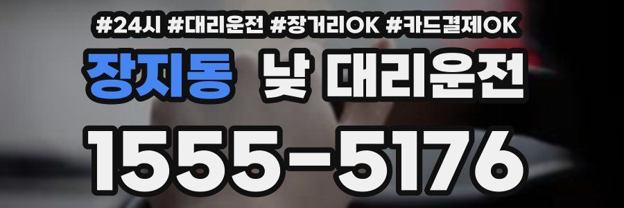 장지동 낮 대리운전