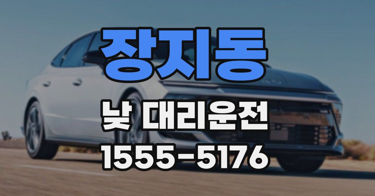 장지동 낮 대리운전