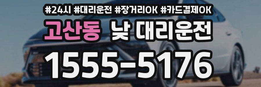 고산동 낮 대리운전