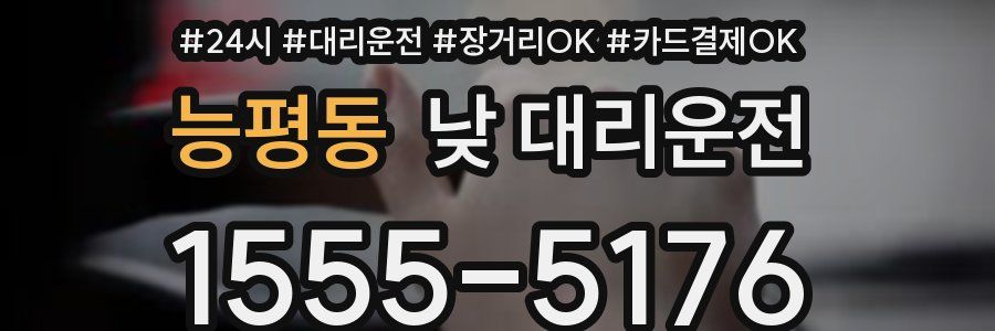 능평동 낮 대리운전
