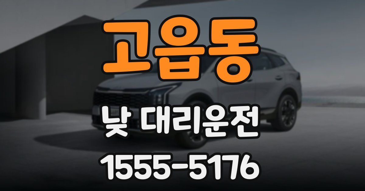 고읍동 낮 대리운전