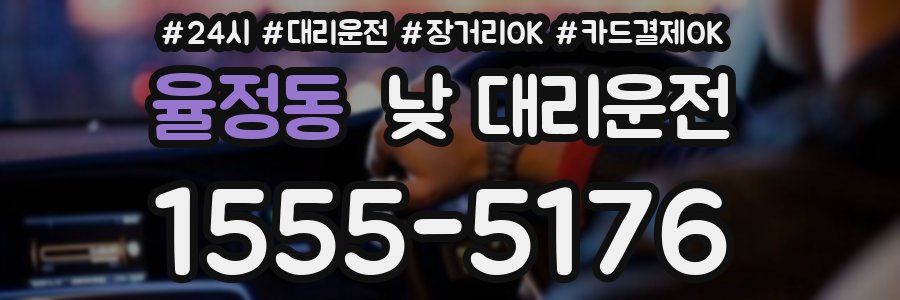 율정동 낮 대리운전