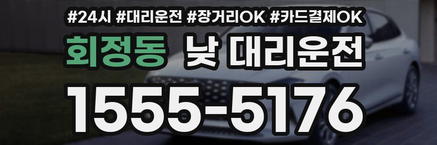 회정동 낮 대리운전