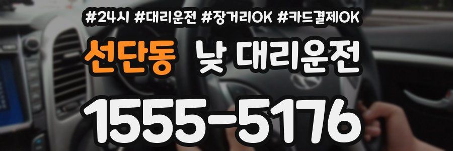선단동 낮 대리운전