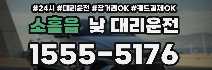 소흘읍 낮 대리운전