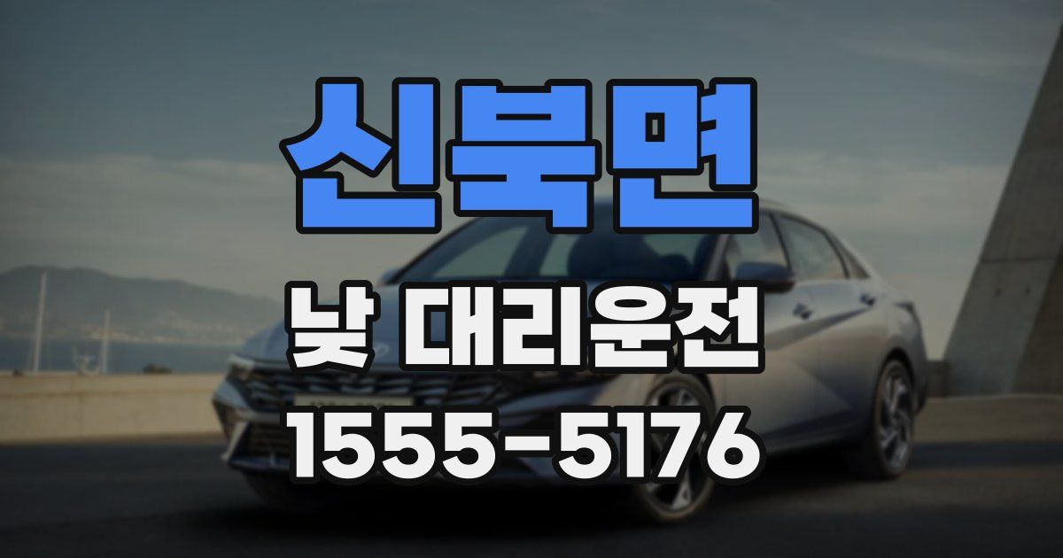 신북면 낮 대리운전