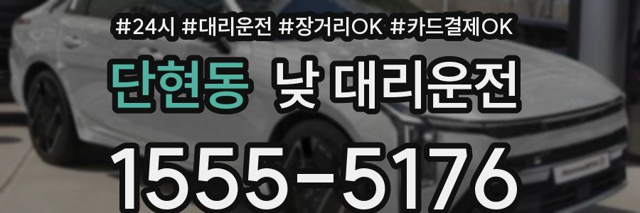 단현동 낮 대리운전