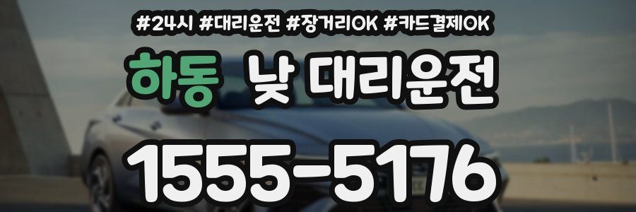 하동 낮 대리운전