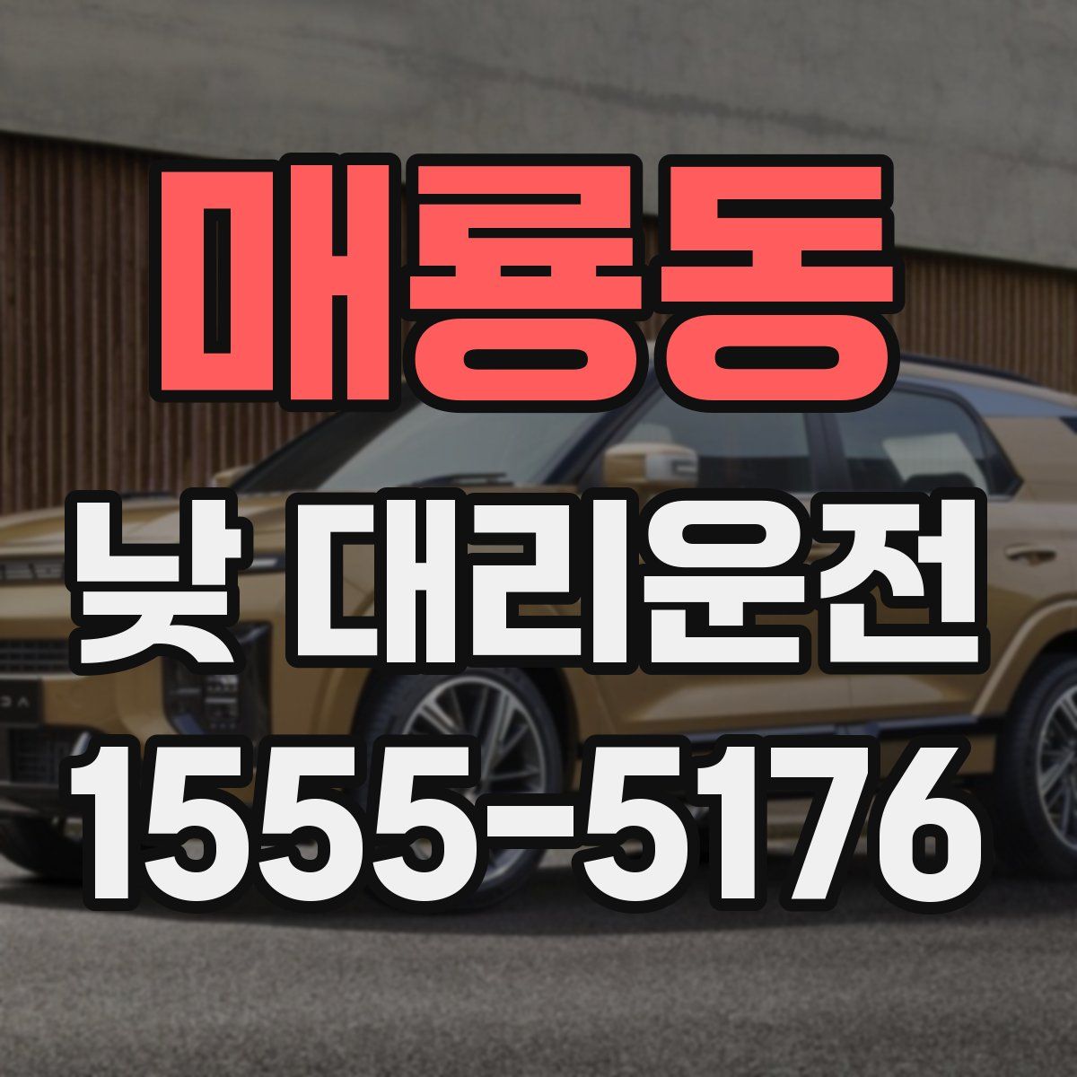 매룡동 낮 대리운전