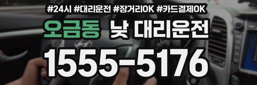 오금동 낮 대리운전