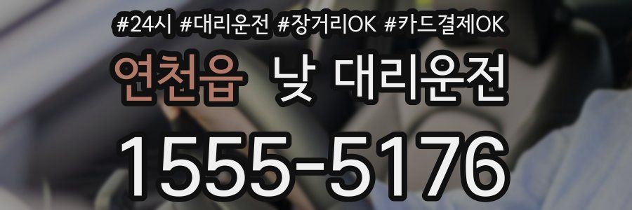 연천읍 낮 대리운전