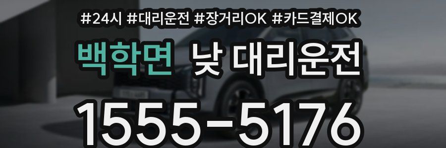 백학면 낮 대리운전