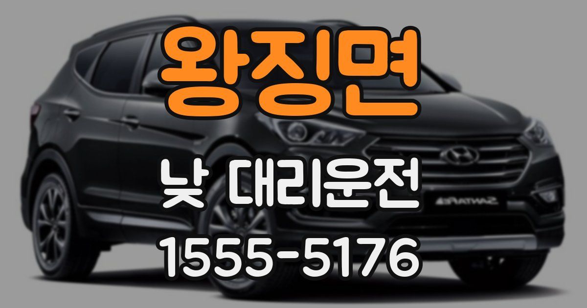 왕징면 낮 대리운전
