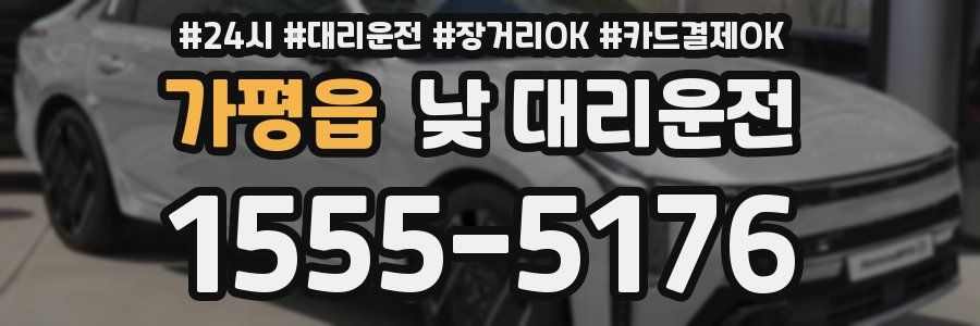 가평읍 낮 대리운전