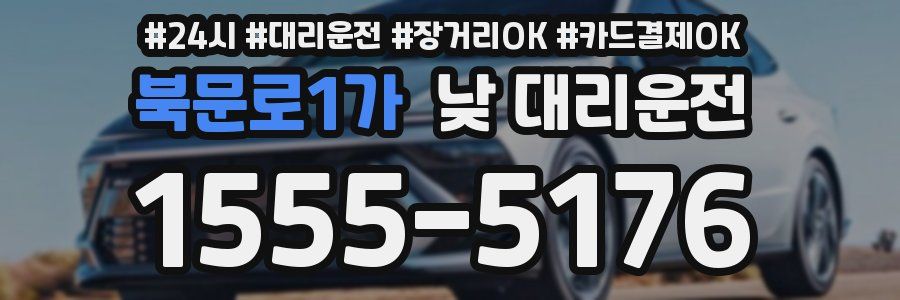북문로1가 낮 대리운전