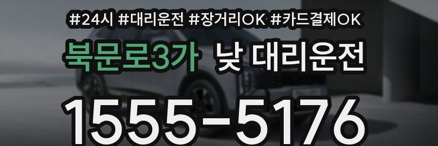 북문로3가 낮 대리운전