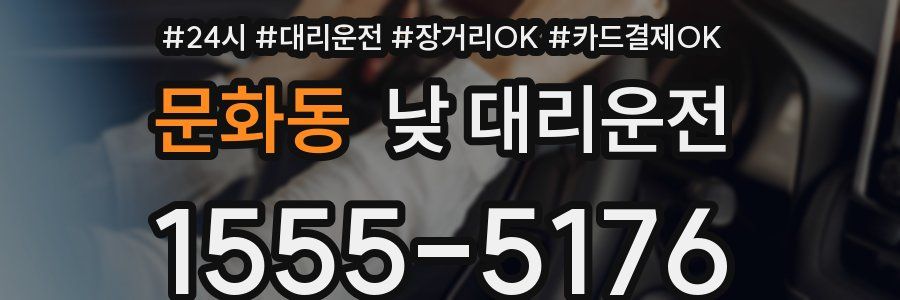 문화동 낮 대리운전